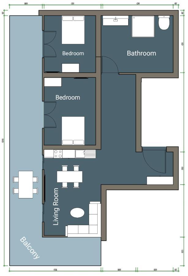 Mediterranean Stars 2 Apartment Peraía Eksteriør billede